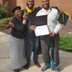 Marcus-David L. Peters stands between his parents, Barbara Peters and Jerry Peters Sr., after his graduation from Virginia Commonwealth University in 2016.